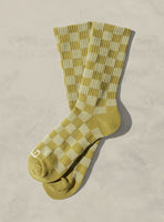 Tonal Checkerboard Socks